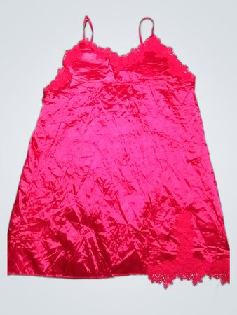Pink Satin Chemise