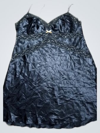 Avon Black Satin Chemise