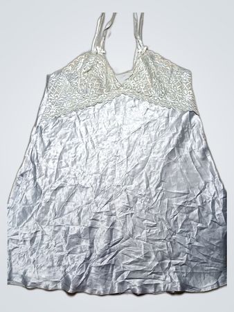 Canda Silver Satin Cami