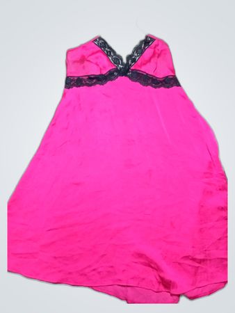 Forever 21 Pink Lace Trim Slip Dress