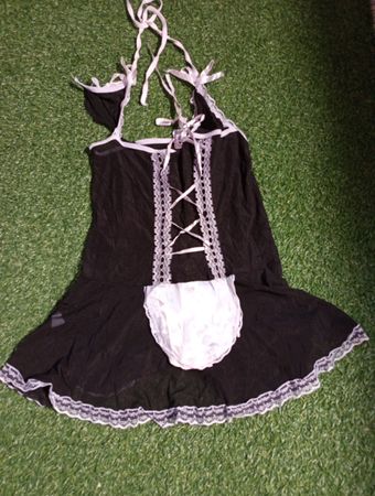 Black Lace Trim Dress