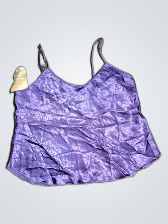 Etam Purple Satin Cami
