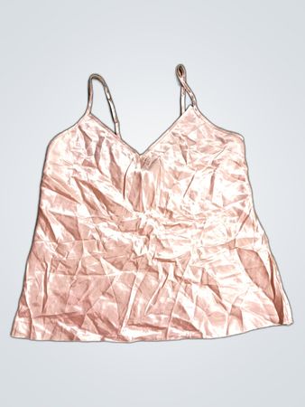 Pink Satin Cami Top
