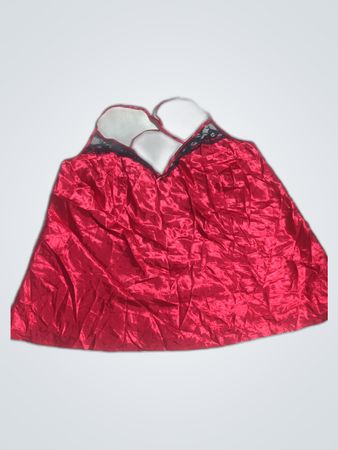Red Satin Chemise