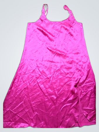 Pink Satin Dress