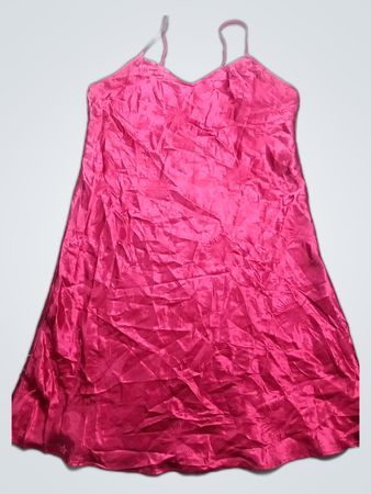 Pink Satin Nightgown