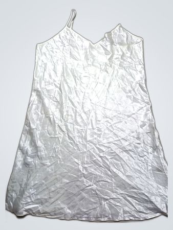 White Satin Dress