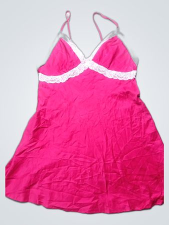 Pink Lace Trim Chemise