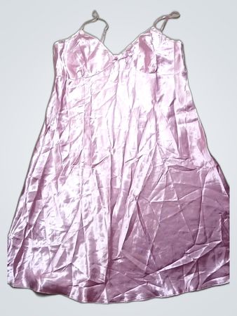 Pink Satin Nightgown
