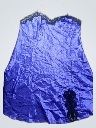 Avon Purple Satin Slip Dress