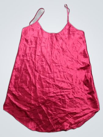 Pink Satin Chemise