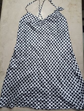 La Senza Black Polka Dot Slip Dress