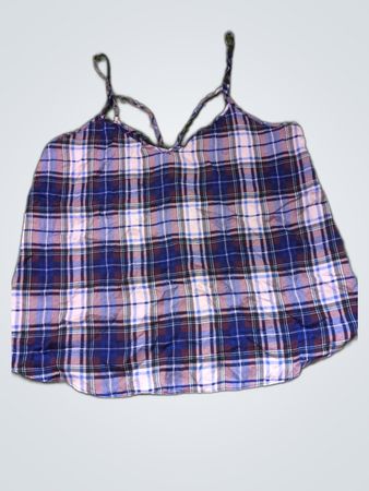 River Island Plaid Top
