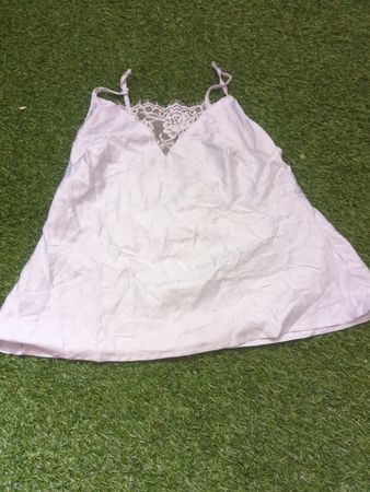 White Lace Trim Camisole
