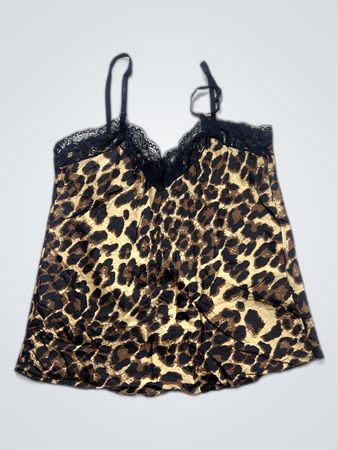 Cameo Rose Leopard Print Camisole