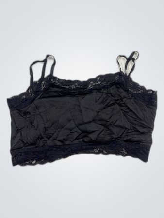 Black Lace Trim Bralette