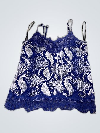 Blue Lace Camisole