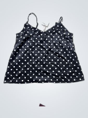 Black Polka Dot Top