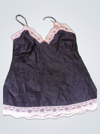 Marks & Spencer Black Camisole with Lace Trim