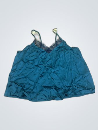 Camisole en dentelle teal