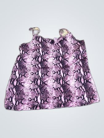 F&F Pink Snakeskin Top