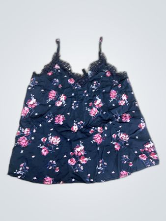 Floral Lace Trim Camisole