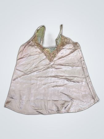 Pink Satin Cami Top