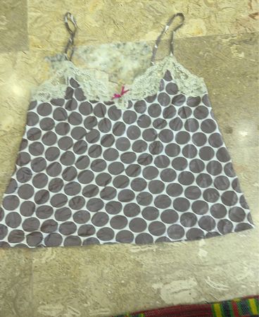 Marks & Spencer Autograph Grey Polka Dot Camisole