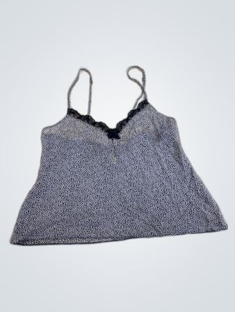 Grey Lace Trim Camisole