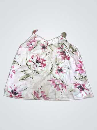 Pink Floral Halter Neck Dress