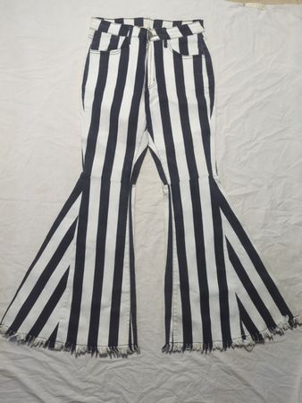 Allard State Striped Flare Jeans