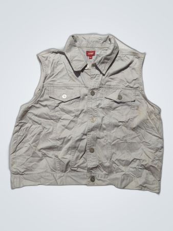 Gray Snap Vest