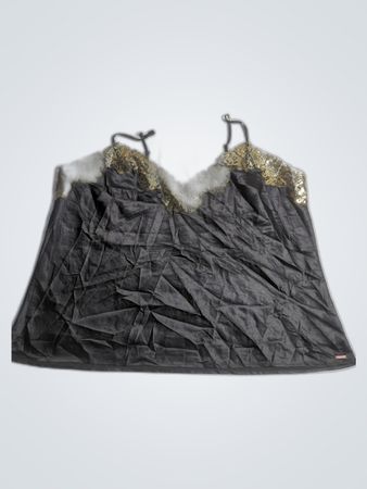 Black Lace Trim Camisole