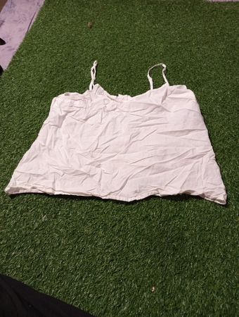White Strappy Top