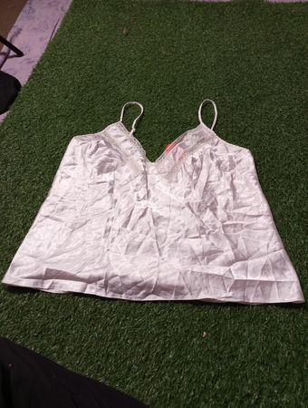 Marks & Spencer White Lace Trim Camisole