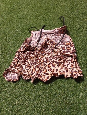 Topshop Leopard Print Top