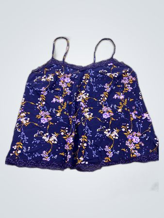 M&S Floral Printed Lace Camisole