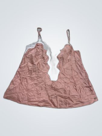 Pink Lace Trim Camisole