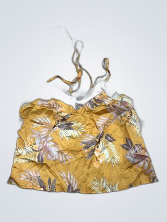 New Look Yellow Floral Top