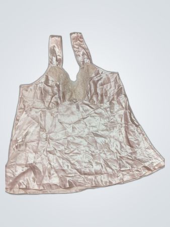 Pink Satin Chemise