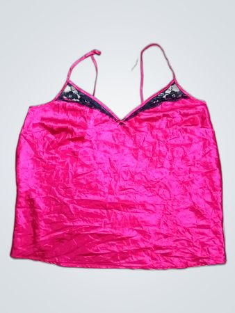 Pink Satin Cami Top