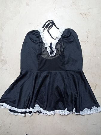 Black Lace Trim Top
