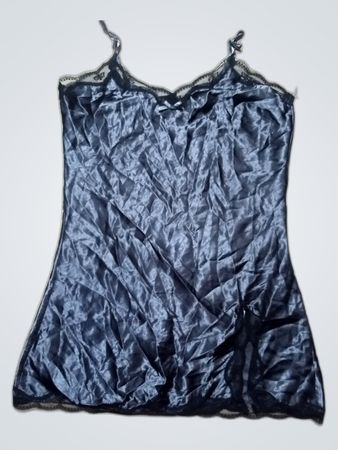 Black Satin Cami