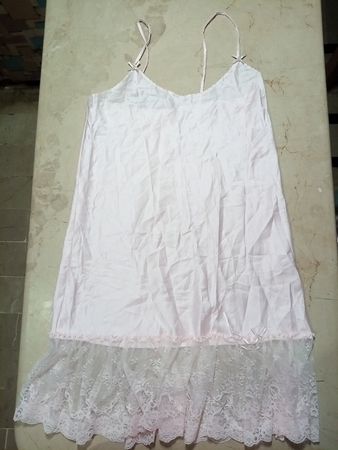 Pink Lace Trim Chemise