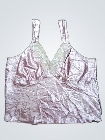 Pink Satin Bra