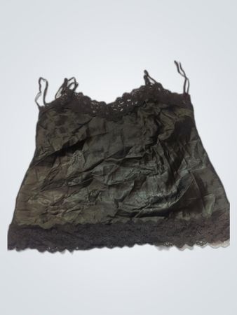 amarante Black Lace Camisole