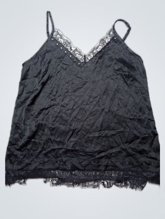 River Island Black Lace Trim Camisole