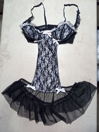 Be Wicked Black Lace Slip Dress