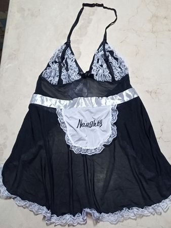 Lace Trim Babydoll Nightwear