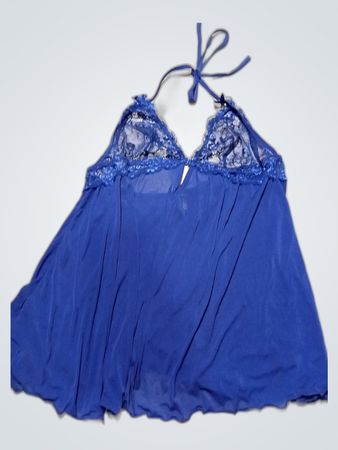 Blue Lace Chemise